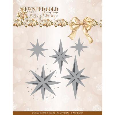 Find It Trading Frosted Gold Christmas - Frosted Gold Stars